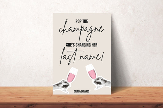 Pop The Champagne Poster