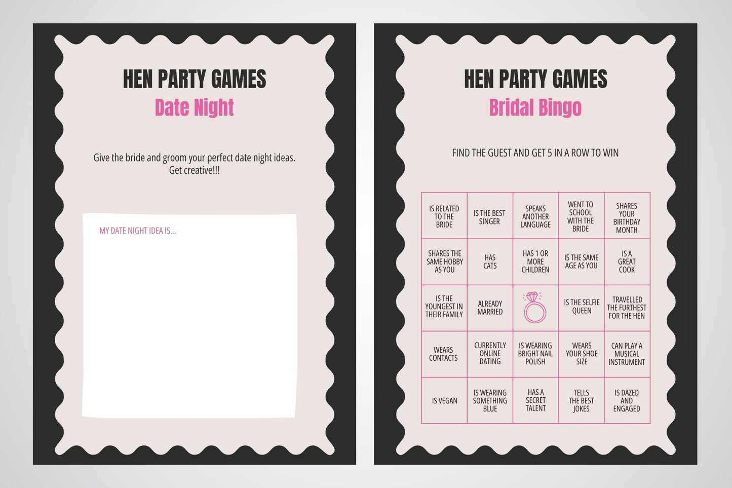 The HEN DO Games Pack