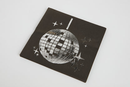 Black 'Last Disco' Napkins