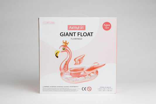 Rose-Gold Flamingo Inflatable