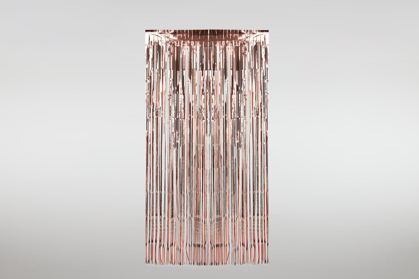 Rose-Gold Foil Fringe Curtain